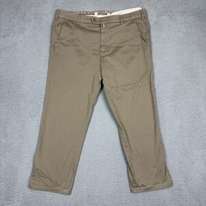 MEYER Bonn Khaki Chino Pants Mens 36x27 EUR 54